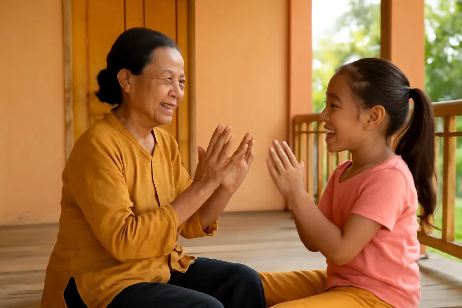 Phản xạ ở người lớn tuổi và trẻ em: kỳ vọng hợp lý khi cả nhà cùng chơi ứng dụng cần nhịp tay