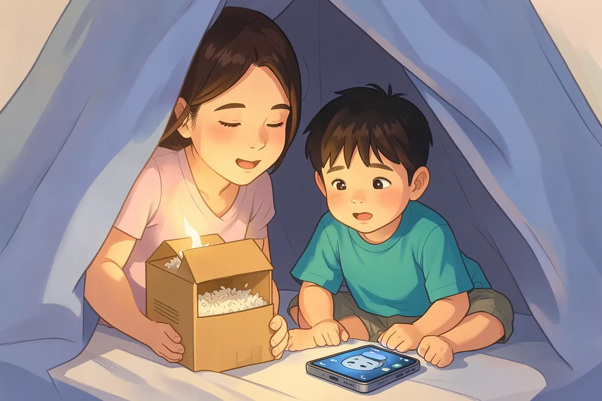 Ghi âm kể chuyện cùng con trên điện thoại: làm sách nói, đài phát thanh tại nhà