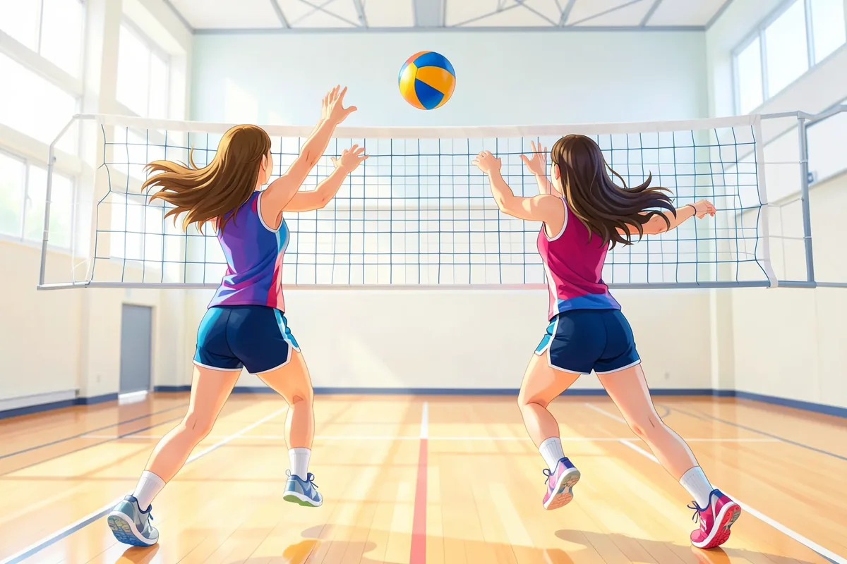 Luật bóng chuyền cơ bản: xoay vòng, libero, ba lần chạm và cách tính điểm