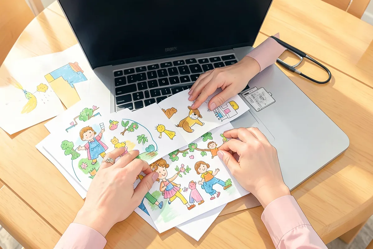 Lưu giữ tranh, video con làm trên điện thoại: sắp xếp, sao lưu, chia sẻ an toàn